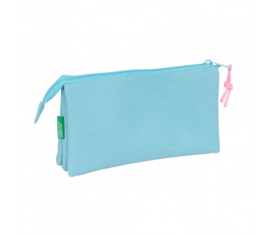 Portatodo Celeste Benetton triple