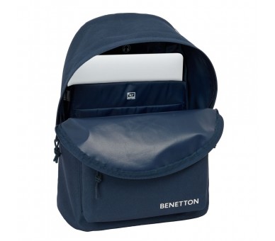 Mochila portatil Antracita Benetton 41cm