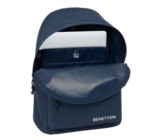 Mochila portatil Antracita Benetton 41cm