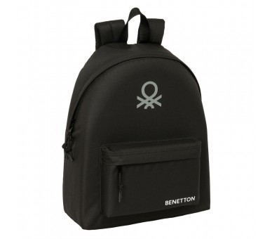 Mochila Negra Benetton 42cm