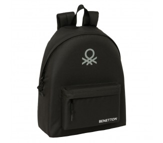 Mochila Negra Benetton 42cm