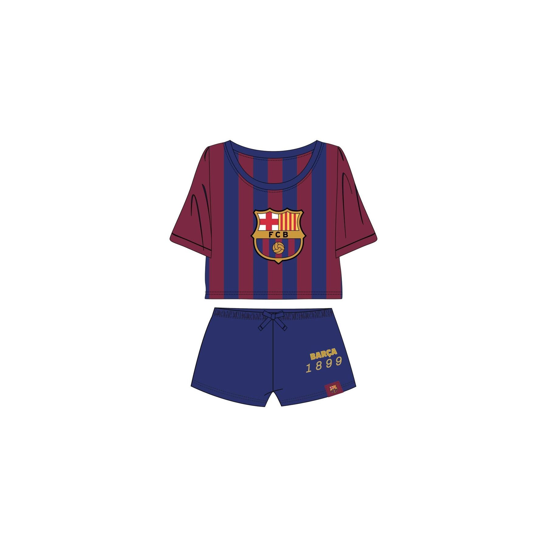 Pijama F.C. Barcelona adulto