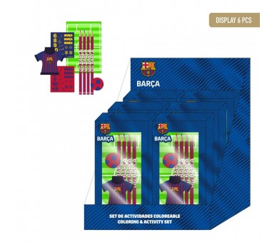 Set papeleria coloreable F.C. Barcelona