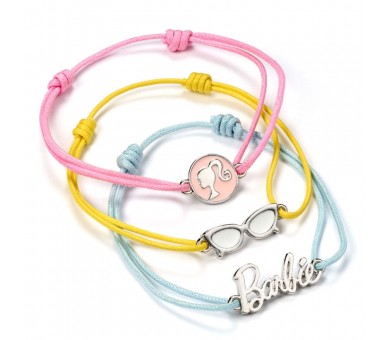 Set 3 pulseras Amistad Barbie
