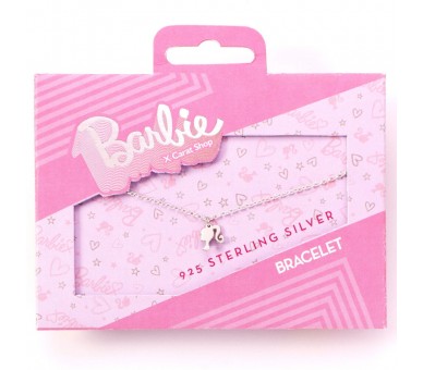 Pulsera Silhouette Barbie plata