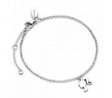 Pulsera Silhouette Barbie plata