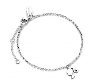 Pulsera Silhouette Barbie plata