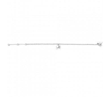 Pulsera Silhouette Barbie plata