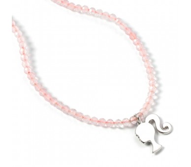 Colgante Silhouette Barbie plata