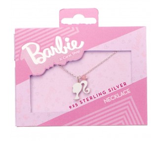 Colgante Silhouette Barbie plata