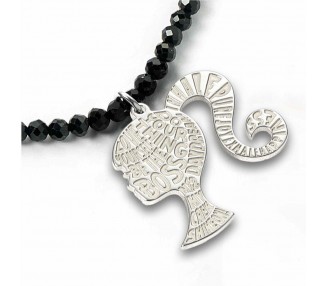 Colgante Silhouette Barbie plata