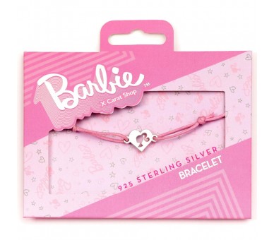 Pulsera Amistad Silhouette Barbie plata