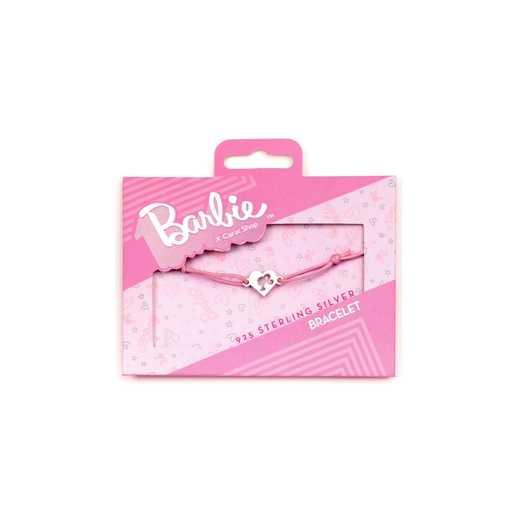 Pulsera Amistad Silhouette Barbie plata