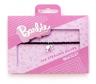 Pulsera Silhouette Barbie plata