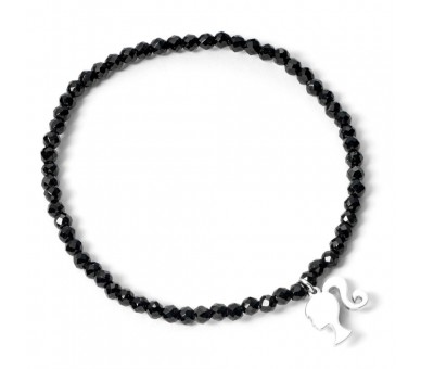 Pulsera Silhouette Barbie plata