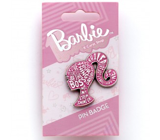 Pin Sparkly Silhouette Barbie