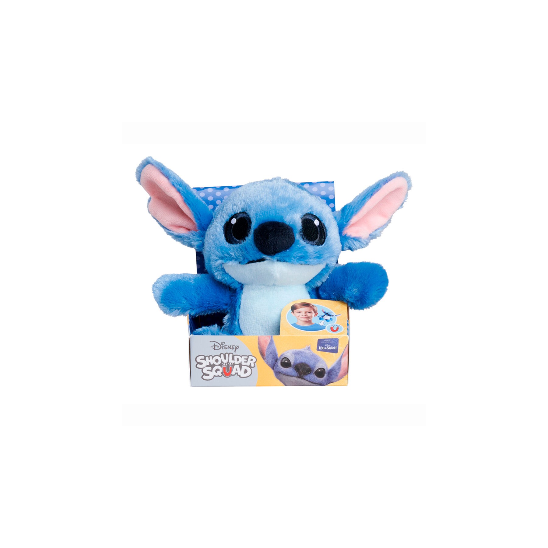 Peluche hombro Stitch La Pelicula Disney 12cm