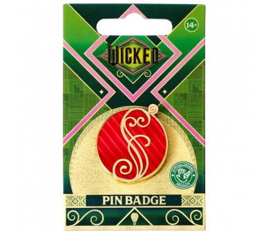 Pin Logo Glinda Pink Shiz Wicked