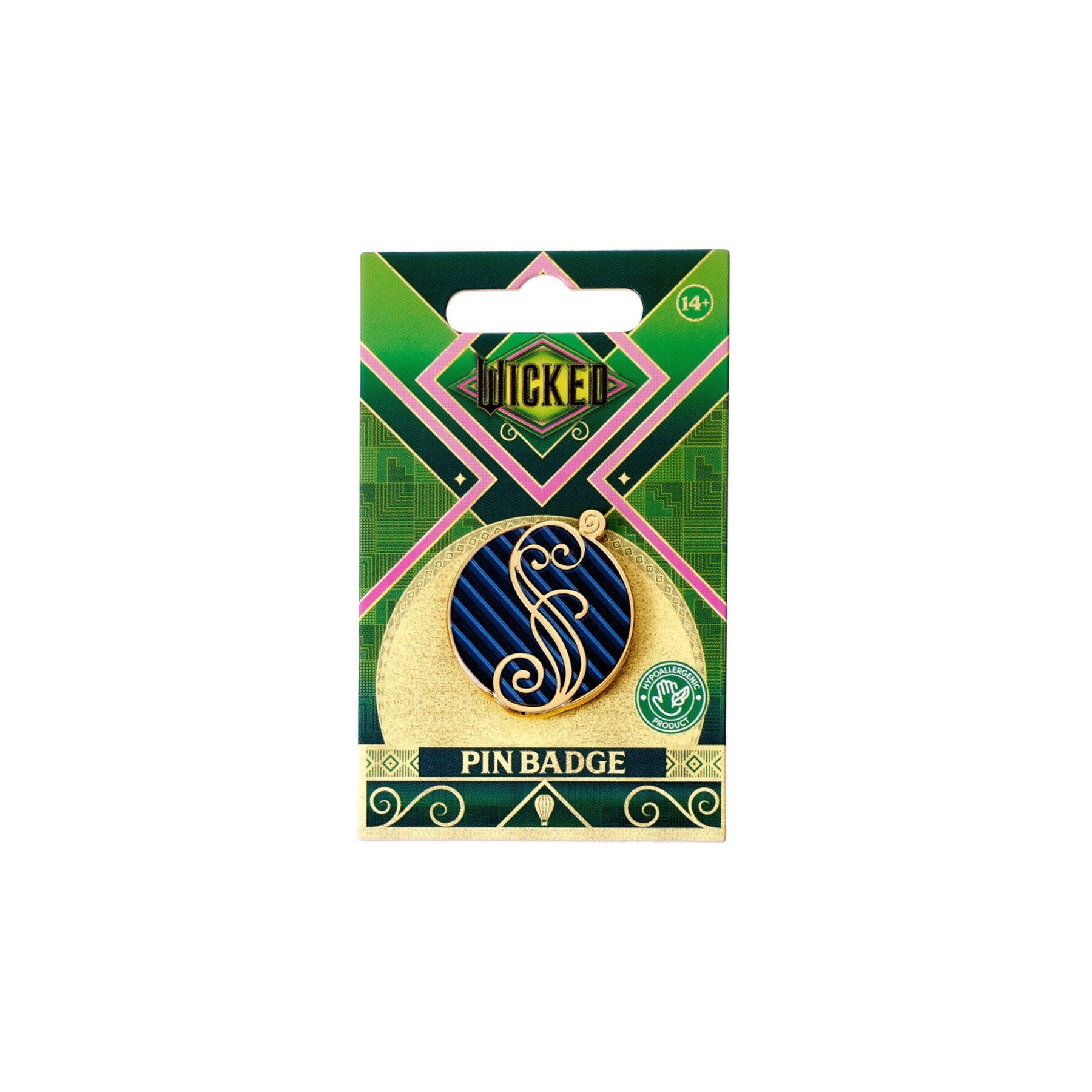 Pin Logo Blue Shiz Wicked