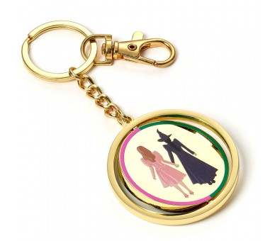 Set regalo llavero + Pin I Love Emerald City Keyring Oz Logo Wicked