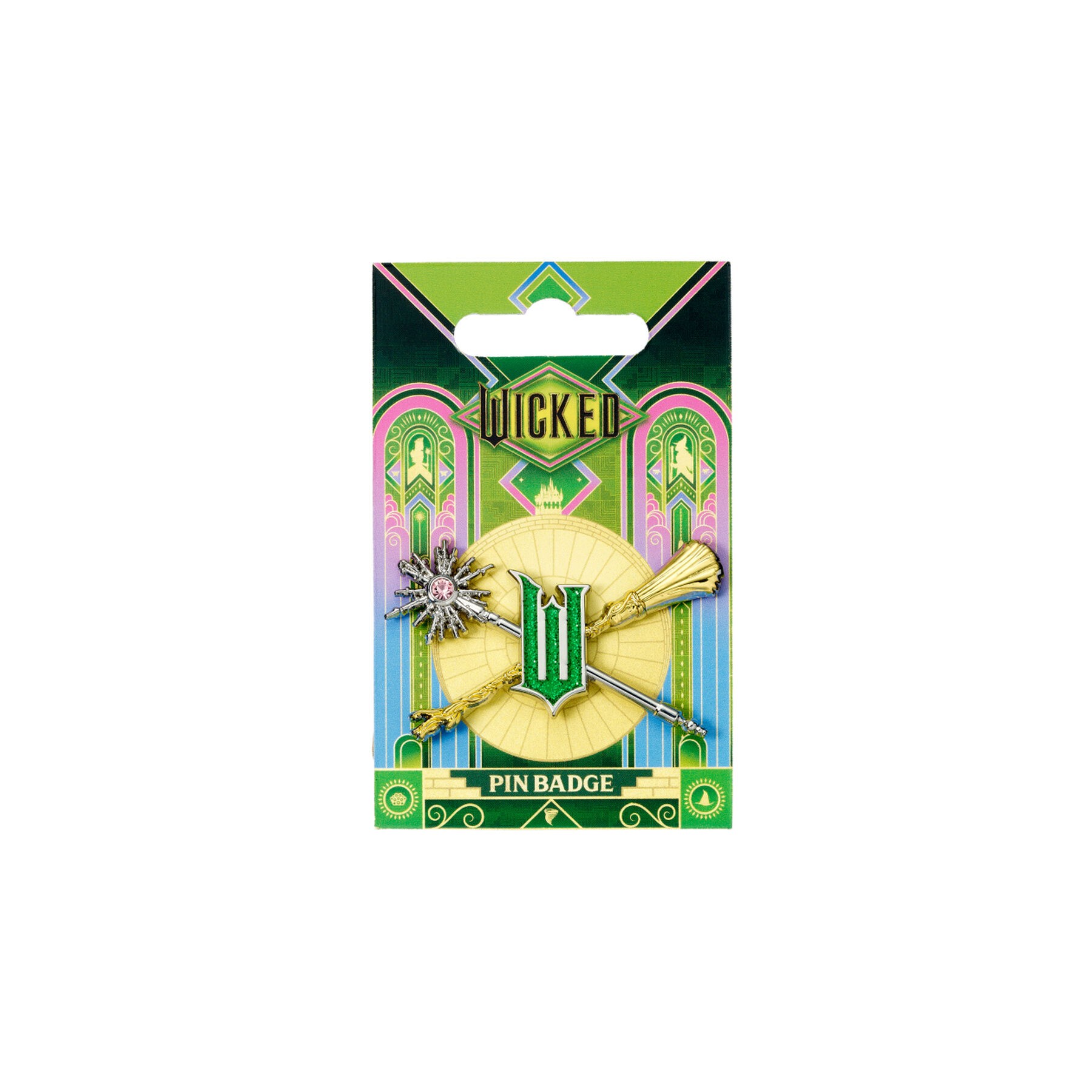 Pin Wand and Broomstick Wicked For Good