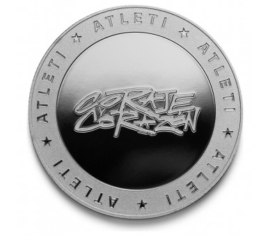 Moneda Coraje y Corazon Atletico de Madrid