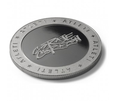 Moneda Coraje y Corazon Atletico de Madrid