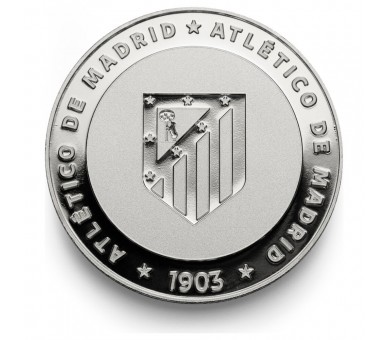 Moneda Coraje y Corazon Atletico de Madrid