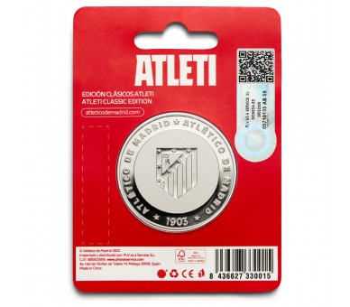 Moneda Coraje y Corazon Atletico de Madrid