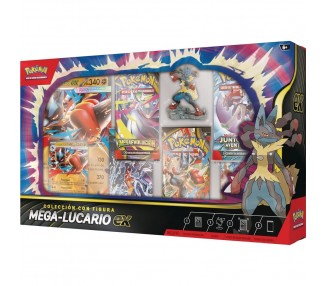 Blister cartas Mega Lucario Ex Pokemon Latino