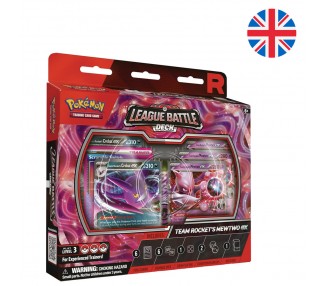 Blister cartas League Battle Deck Team Rockets Mewtwo Ex Pokemon ingles
