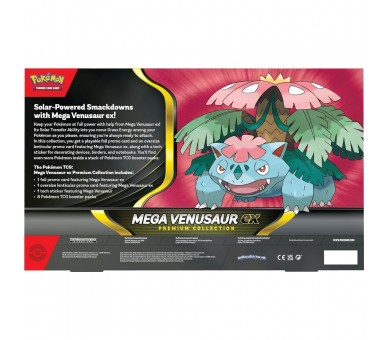 Blister Premium cartas Mega-Venusaur Pokemon ingles
