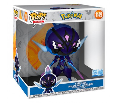 Figura POP Jumbo Pokemon Ceruledge Malvalame Azugladis Exclusive 25cm