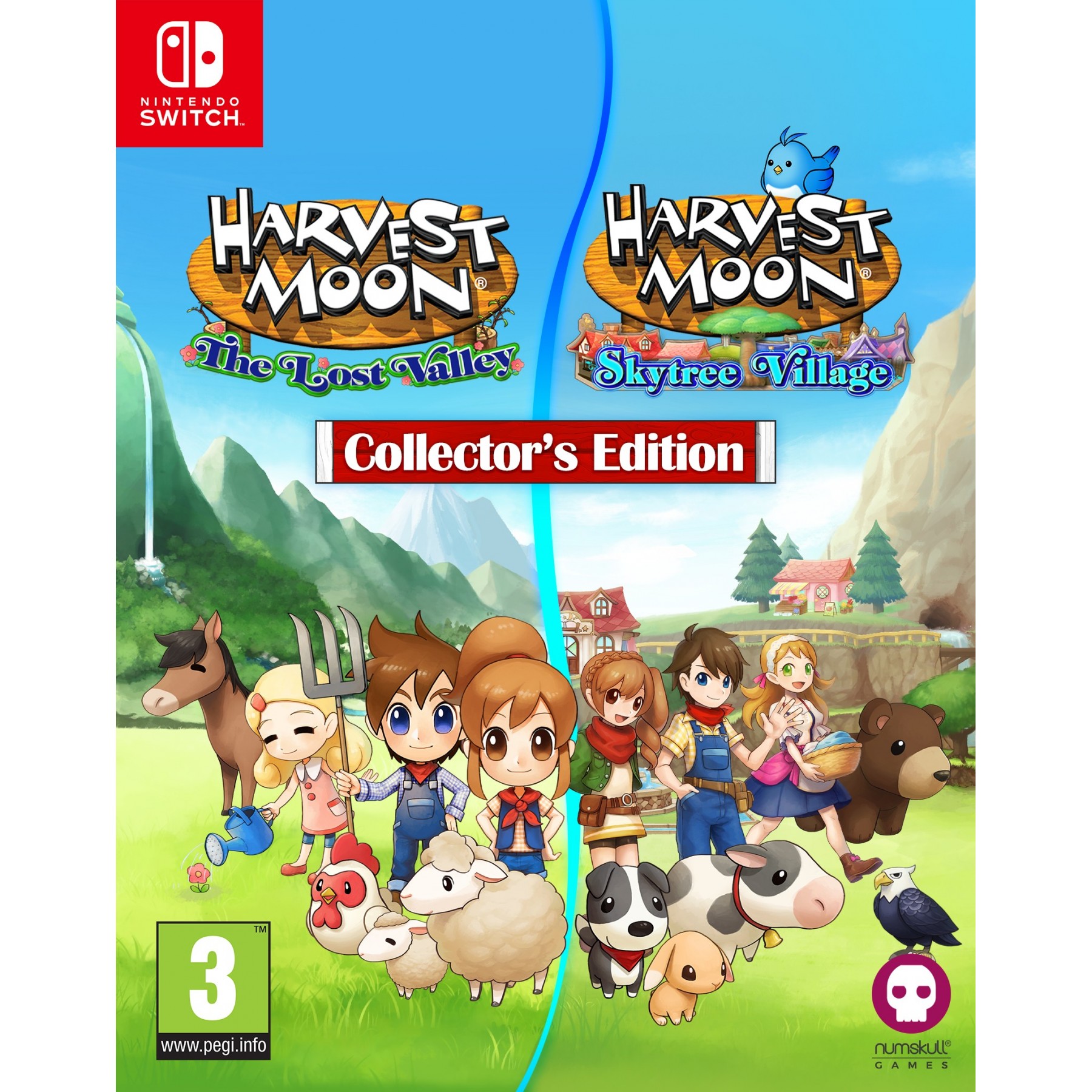 Harvest Moon: The Lost Valley & Skytree Village Collector's Edition Juego Fisico para Consola Nintendo Switch