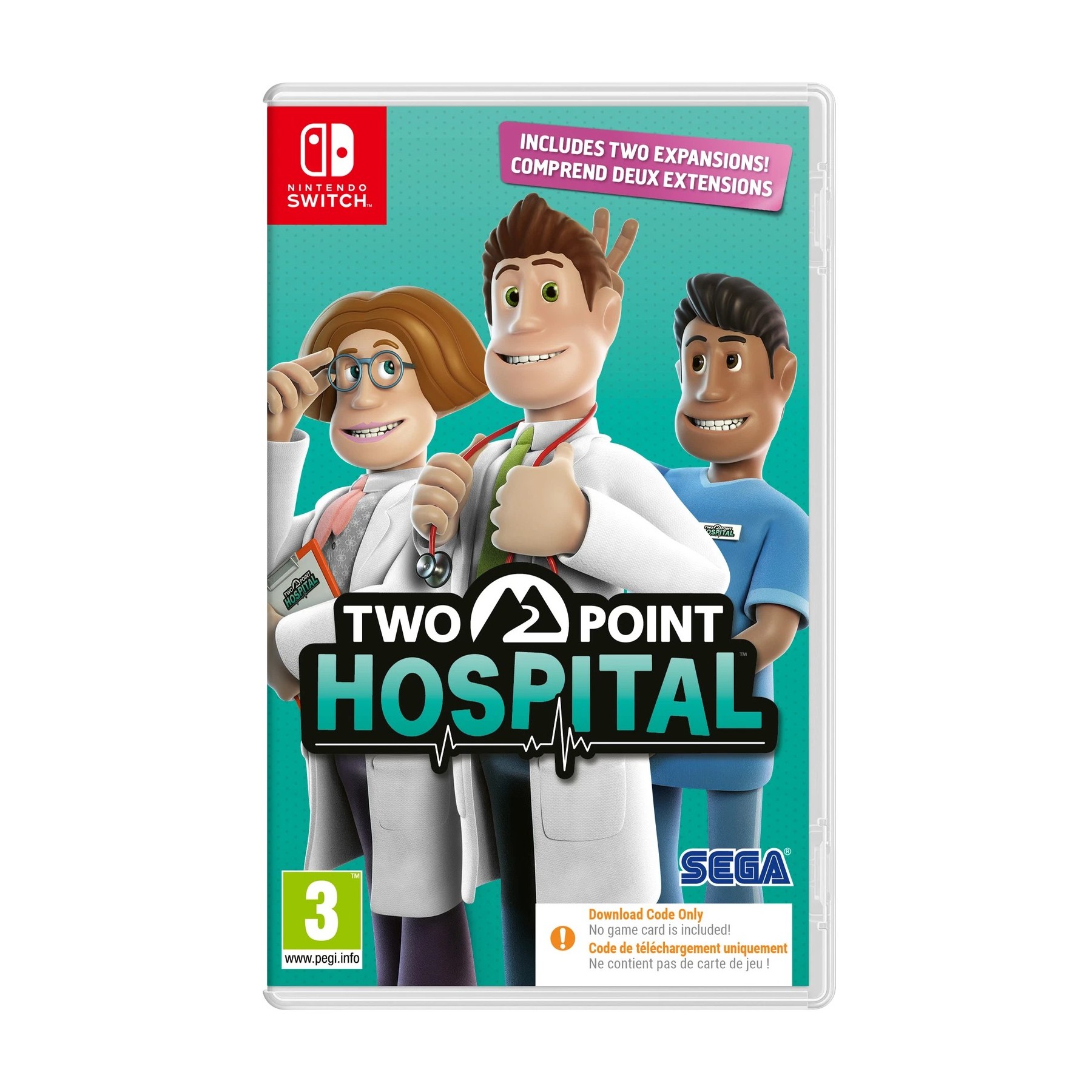Two Point Hospital (Code in  a Box)