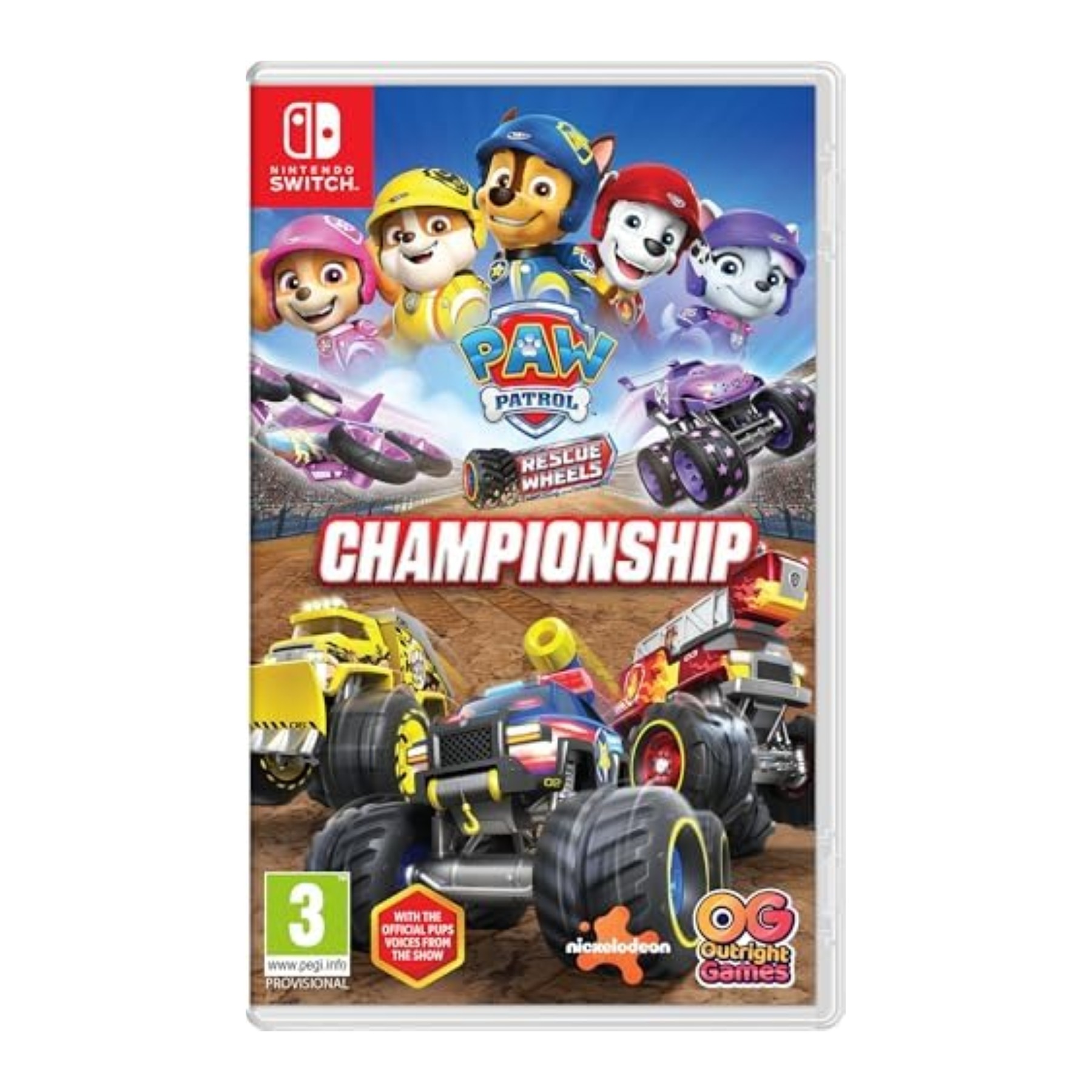 Paw Patrol Rescue Wheels: Championship Juego Fisico para consola Nintendo Switch