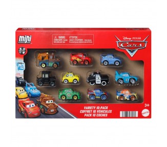 Blister 10 mini coches Cars Disney Pixar