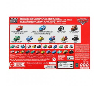Blister 10 mini coches Cars Disney Pixar