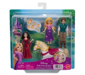 Blister 4 figuras Rapunzel Enredados Disney
