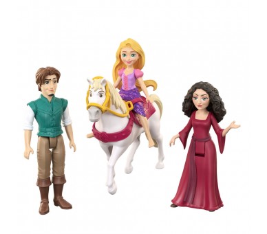 Blister 4 figuras Rapunzel Enredados Disney
