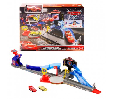 Pista Carreras Copa Piston Salto Rayo McQueen Cars Disney Pixar