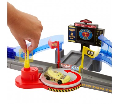 Pista Carreras Copa Piston Salto Rayo McQueen Cars Disney Pixar