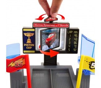 Pista Carreras Copa Piston Salto Rayo McQueen Cars Disney Pixar
