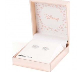 Pendientes Corona Princesas Disney plata