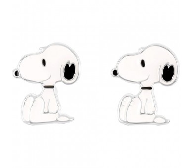 Pendientes Snoopy Peanuts plata