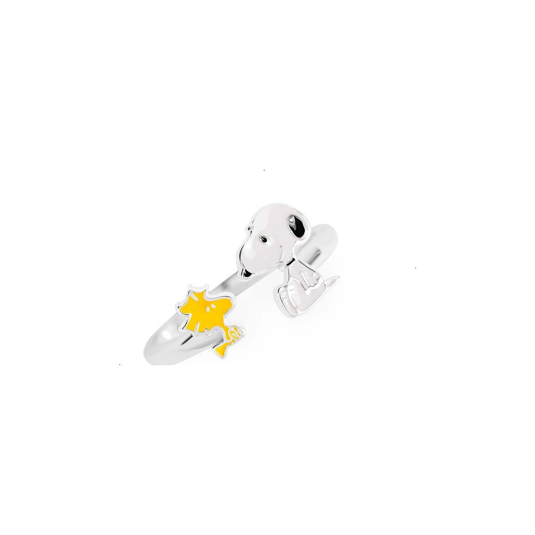 Anillo pie Snoopy Peanuts plata
