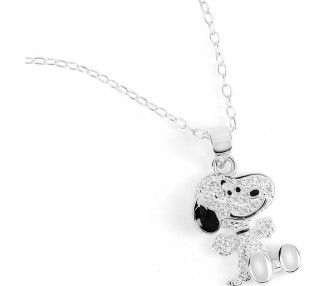 Colgante 3D Snoopy Peanuts plata