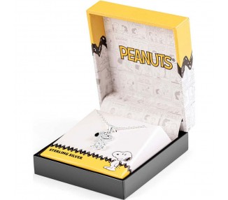 Colgante 3D Snoopy Peanuts plata