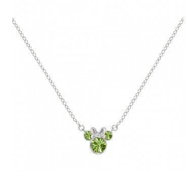 Colgante Agosto Minnie Disney plata