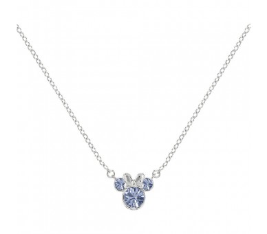 Colgante Diciembre Minnie Disney plata